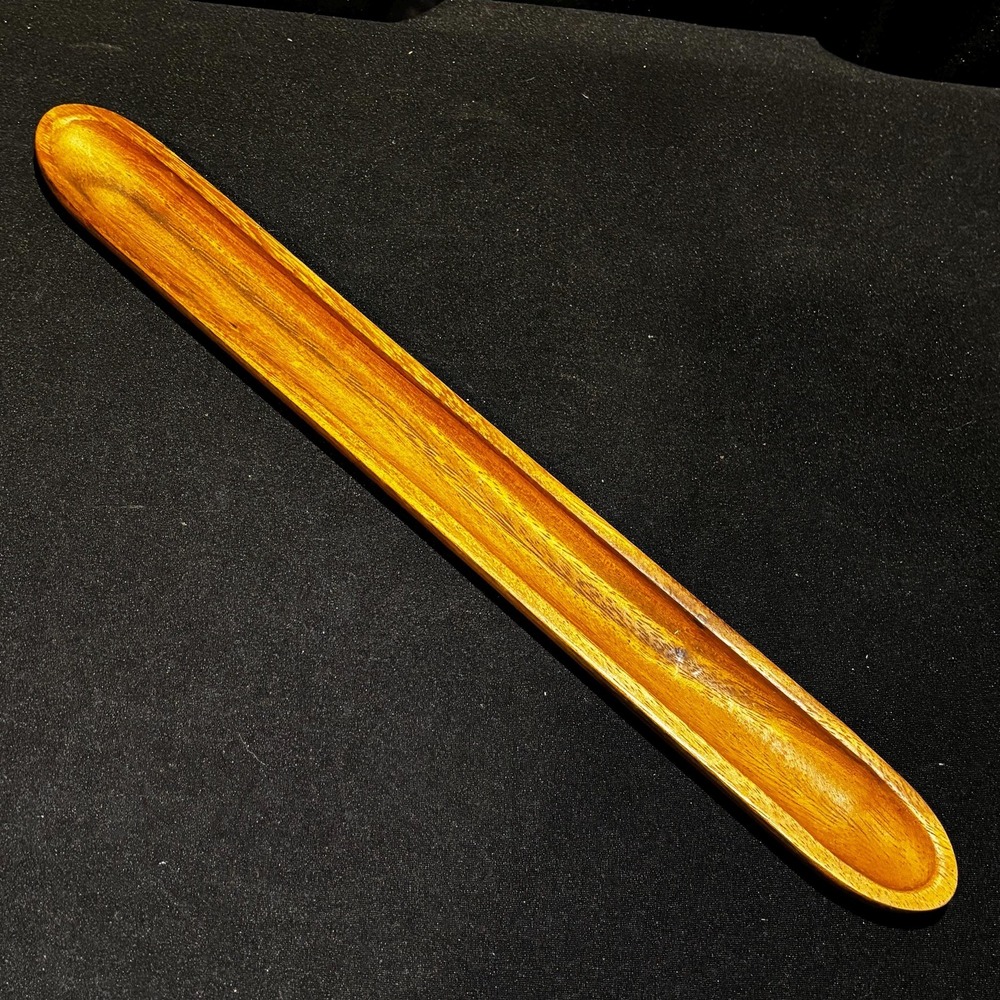 Handcrafted Wooden Olive Boat – Made in Thailand